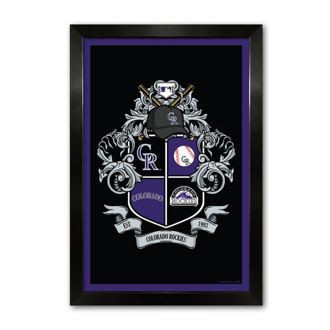 Colorado Rockies<br>Winning Streak Team Crest Print