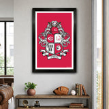 Cincinnati Reds<br>Winning Streak Team Crest Print