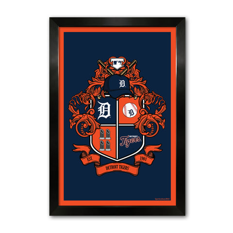 Detroit Tigers<br>Winning Streak Team Crest Print