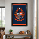 Detroit Tigers<br>Winning Streak Team Crest Print