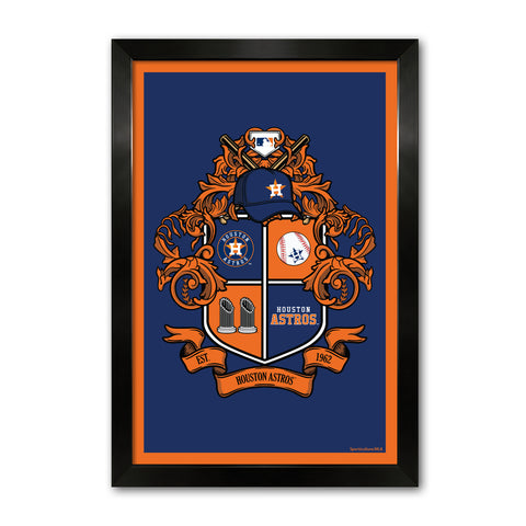 Houston Astros<br>Winning Streak Team Crest Print