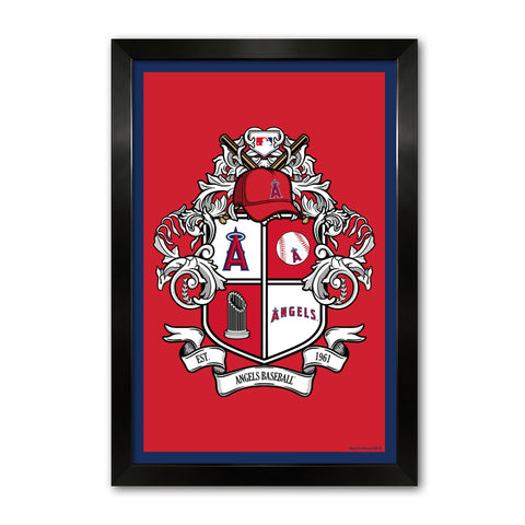 Los Angeles Angels<br>Winning Streak Team Crest Print
