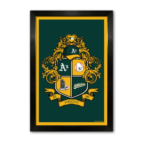Oakland Athletics<br>Winning Streak Team Crest Print