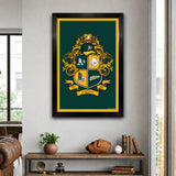 Oakland Athletics<br>Winning Streak Team Crest Print