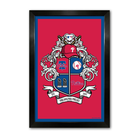 Philadelphia Phillies<br>Winning Streak Team Crest Print