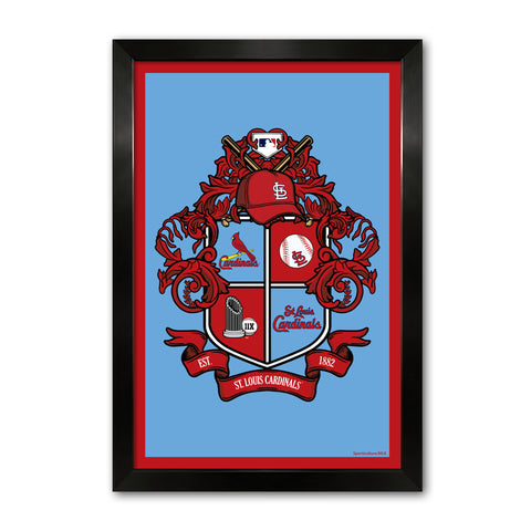 St. Louis Cardinals<br>Winning Streak Team Crest Print