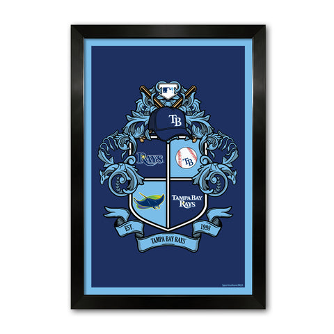 Tampa Bay Rays<br>Winning Streak Team Crest Print