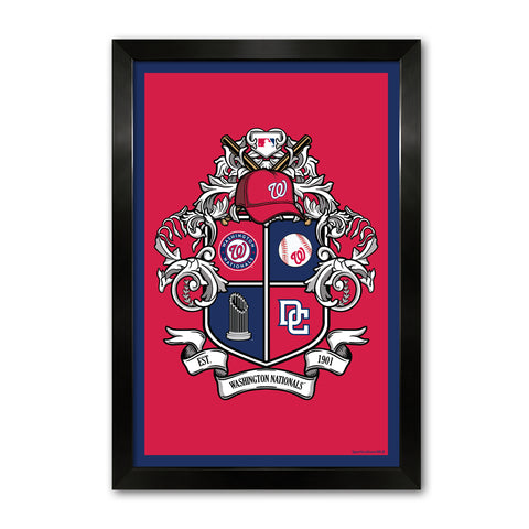 Washington Nationals<br>Winning Streak Team Crest Print