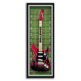Georgia Bulldogs<br>Electric Guitar Print