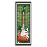 Miami Hurricanes<br>Electric Guitar Print
