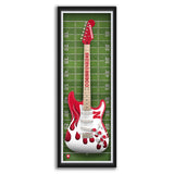 Nebraska Cornhuskers<br>Electric Guitar Print
