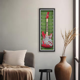Ohio State Buckeyes<br>Electric Guitar Print