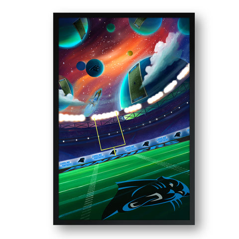 Carolina Panthers<br>Galaxy Print