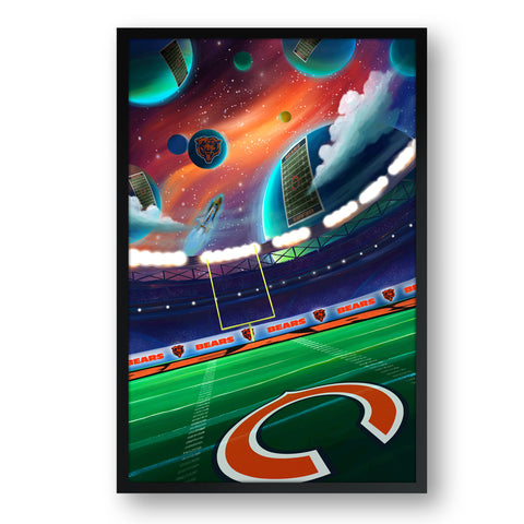 Chicago Bears<br>Galaxy Print