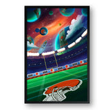 Cleveland Browns<br>Galaxy Print