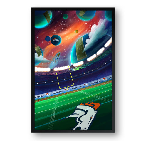 Denver Broncos<br>Galaxy Print