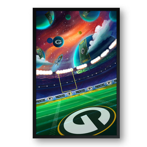Green Bay Packers<br>Galaxy Print