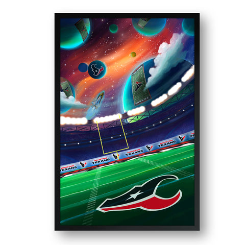 Houston Texans<br>Galaxy Print