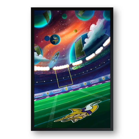 Minnesota Vikings<br>Galaxy Print