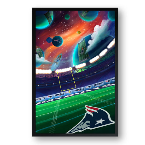 New England Patriots<br>Galaxy Print