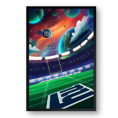 New York Giants<br>Galaxy Print