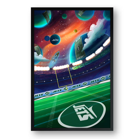 New York Jets<br>Galaxy Print