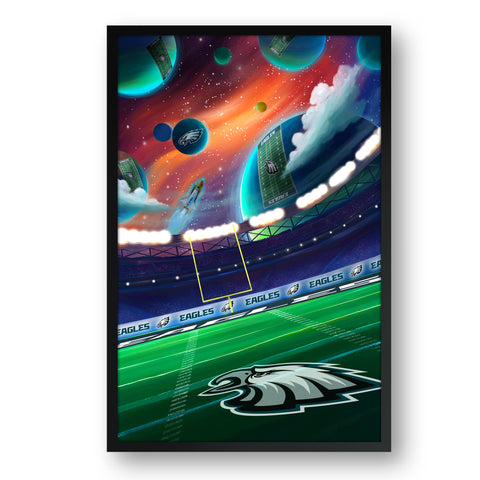 Philadelphia Eagles<br>Galaxy Print