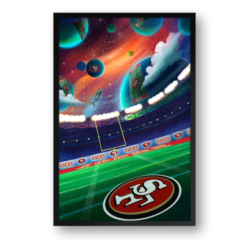 San Francisco 49ers<br>Galaxy Print