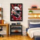 Arizona Cardinals<br>Hyper Helmet Print