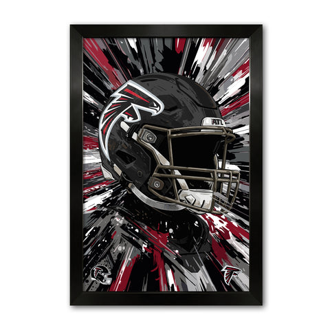 Atlanta Falcons<br>Hyper Helmet Print