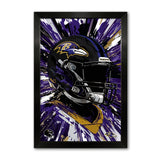 Baltimore Ravens<br>Hyper Helmet Print
