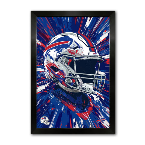 Buffalo Bills<br>Hyper Helmet Print