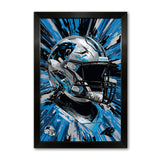 Carolina Panthers<br>Hyper Helmet Print