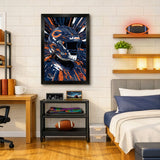 Chicago Bears<br>Hyper Helmet Print