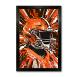Cleveland Browns<br>Hyper Helmet Print