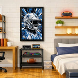 Dallas Cowboys<br>Hyper Helmet Print