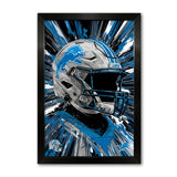 Detroit Lions<br>Hyper Helmet Print