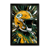 Green Bay Packers<br>Hyper Helmet Print