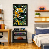 Green Bay Packers<br>Hyper Helmet Print