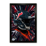 Houston Texans<br>Hyper Helmet Print
