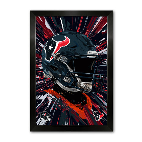 Houston Texans<br>Hyper Helmet Print
