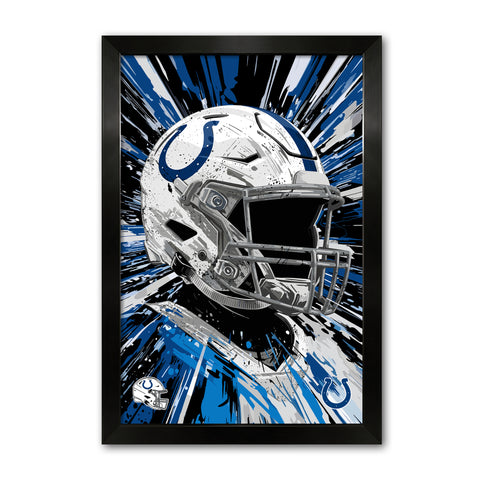 Indianapolis Colts<br>Hyper Helmet Print