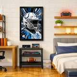 Indianapolis Colts<br>Hyper Helmet Print