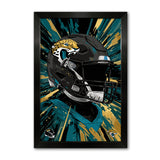 Jacksonville Jaguars<br>Hyper Helmet Print