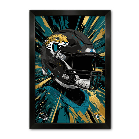 Jacksonville Jaguars<br>Hyper Helmet Print