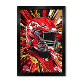 Kansas City Chiefs<br>Hyper Helmet Print