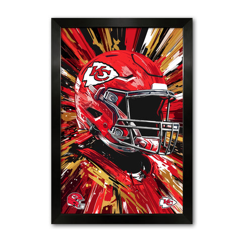 Kansas City Chiefs<br>Hyper Helmet Print