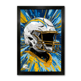 Los Angeles Chargers<br>Hyper Helmet Print