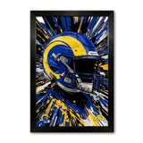 Los Angeles Rams<br>Hyper Helmet Print