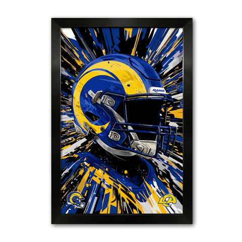 Los Angeles Rams<br>Hyper Helmet Print